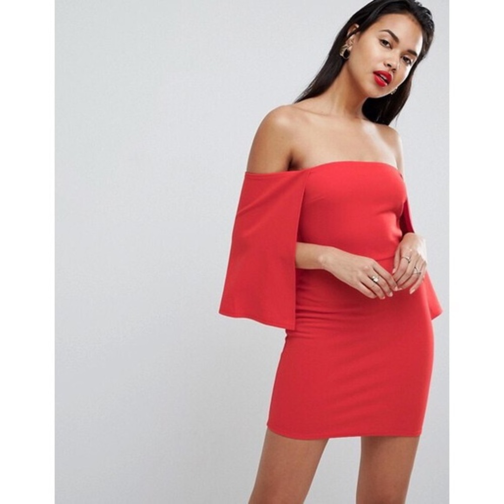 Strapless- cape cocktail dress!!